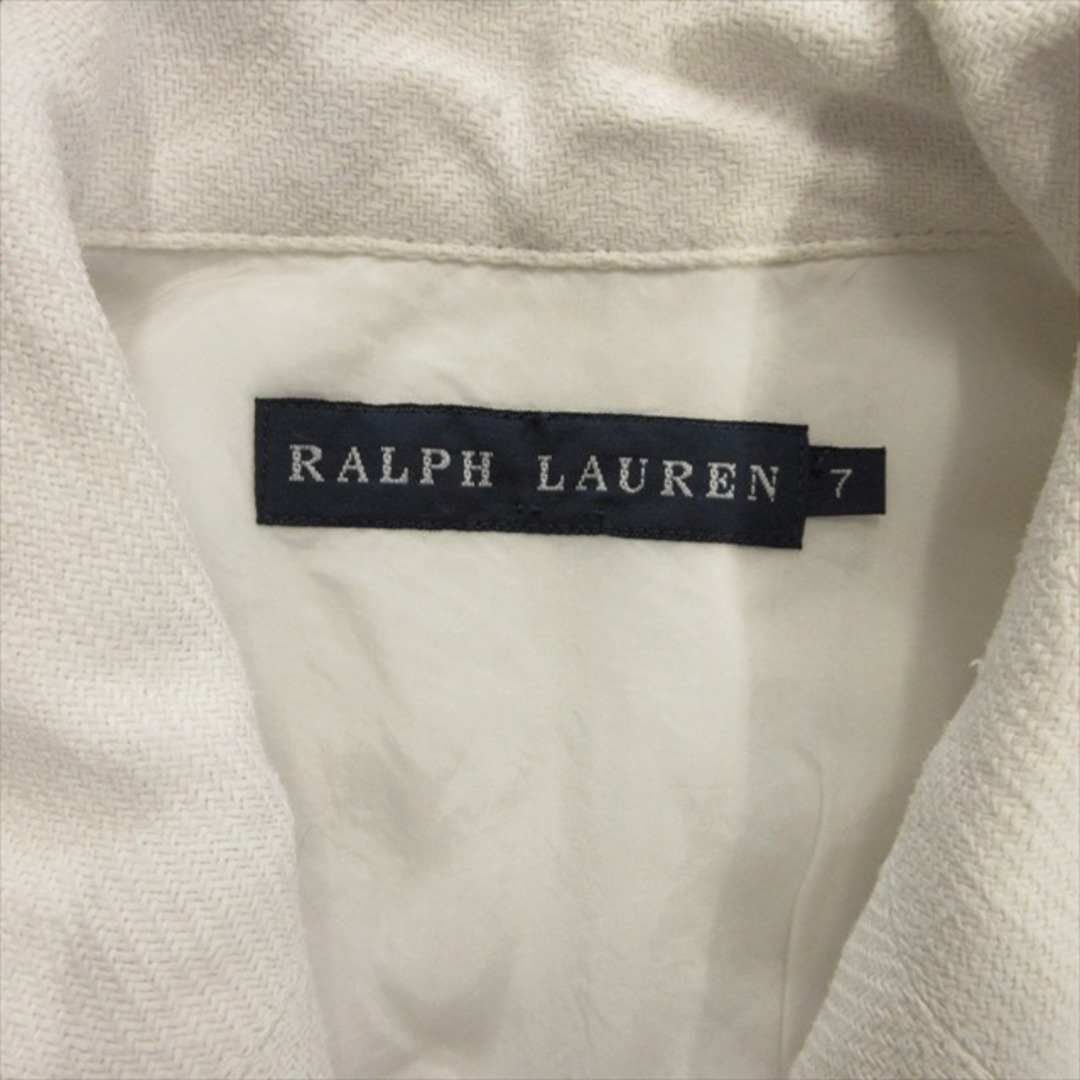 Ralph Lauren(ラルフローレン)の美品 ラルフローレン RALPH LAUREN リネンショールカラージャケット レディースのジャケット/アウター(その他)の商品写真