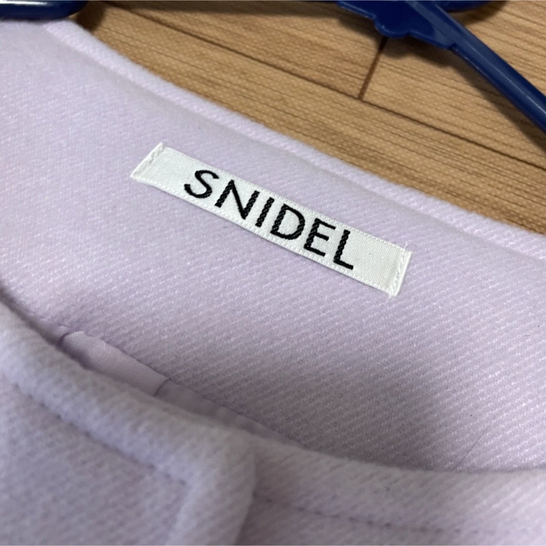 SNIDEL(スナイデル)のスナイデル　ノーカラーコート レディースのジャケット/アウター(ロングコート)の商品写真