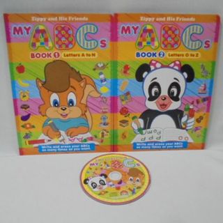 ディズニー(Disney)のDWE  zippy and me MY ABCs BOOK①②＋CD(知育玩具)