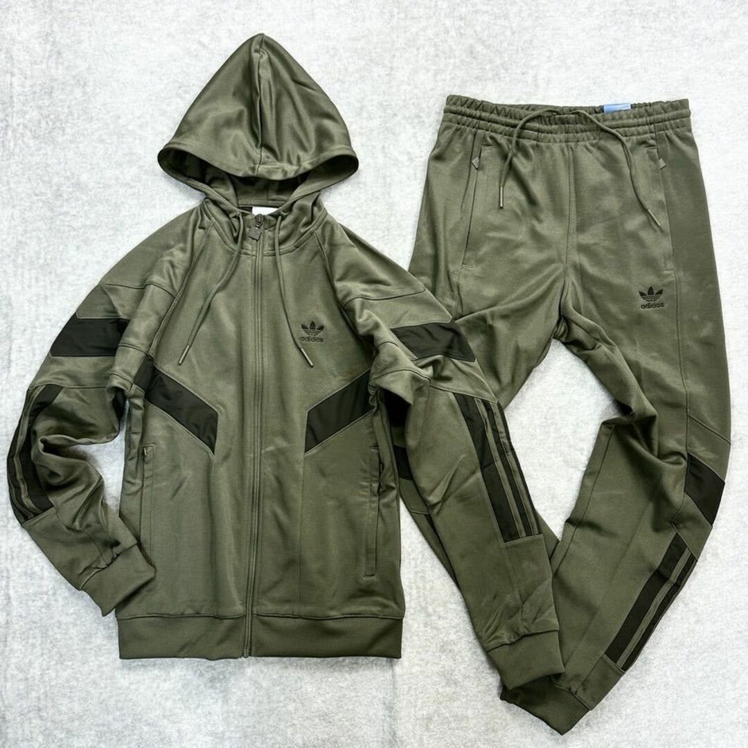 adidas - 新品 adidas Originals Lサイズ セットアップ カーキの adidas - 新品 adidas Originals Lサイズ セットアップ カーキの