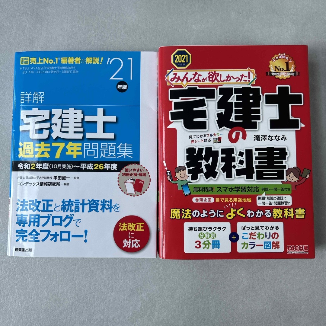 TAC出版(タックシュッパン)のみんなが欲しかった！宅建士の教科書　過去7年問題集 エンタメ/ホビーの本(資格/検定)の商品写真