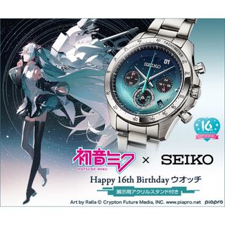 セイコー(SEIKO)の初音ミク×セイコー Happy 16th Birthday ウオッチ 付属品付き(キャラクターグッズ)