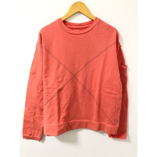 キャルオーライン(CAL O LINE)のCAL O LINE（キャルオーライン）CL182-015　CROSS STITCH SWEAT　スウェット　トレーナー【E2224-007】(スウェット)