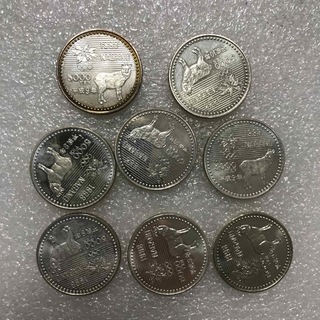 長野オリンピック　記念銀貨 8枚セット(貨幣)
