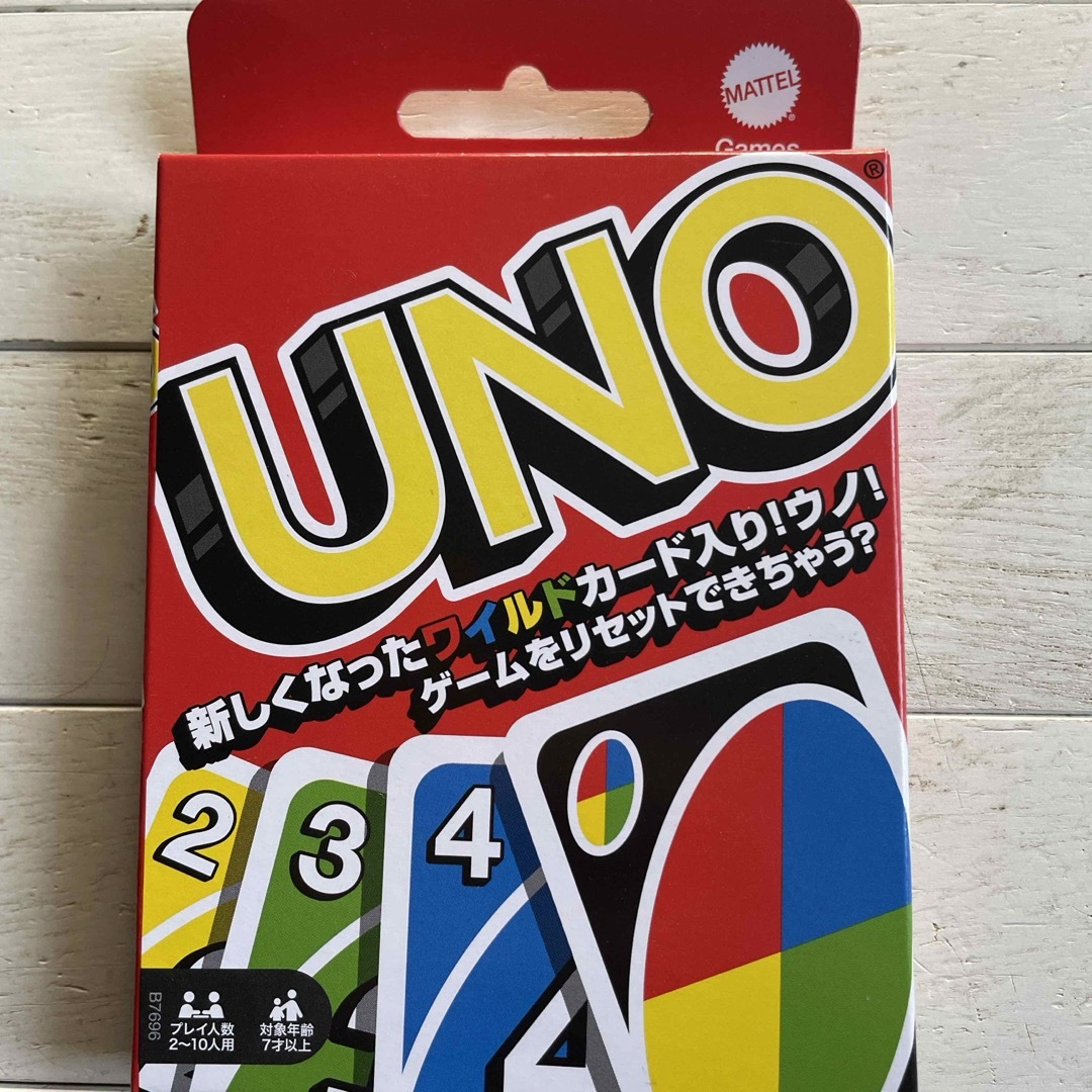 MATTEL(マテル)のUNO  ウノ　カードゲーム　新品 エンタメ/ホビーのテーブルゲーム/ホビー(トランプ/UNO)の商品写真