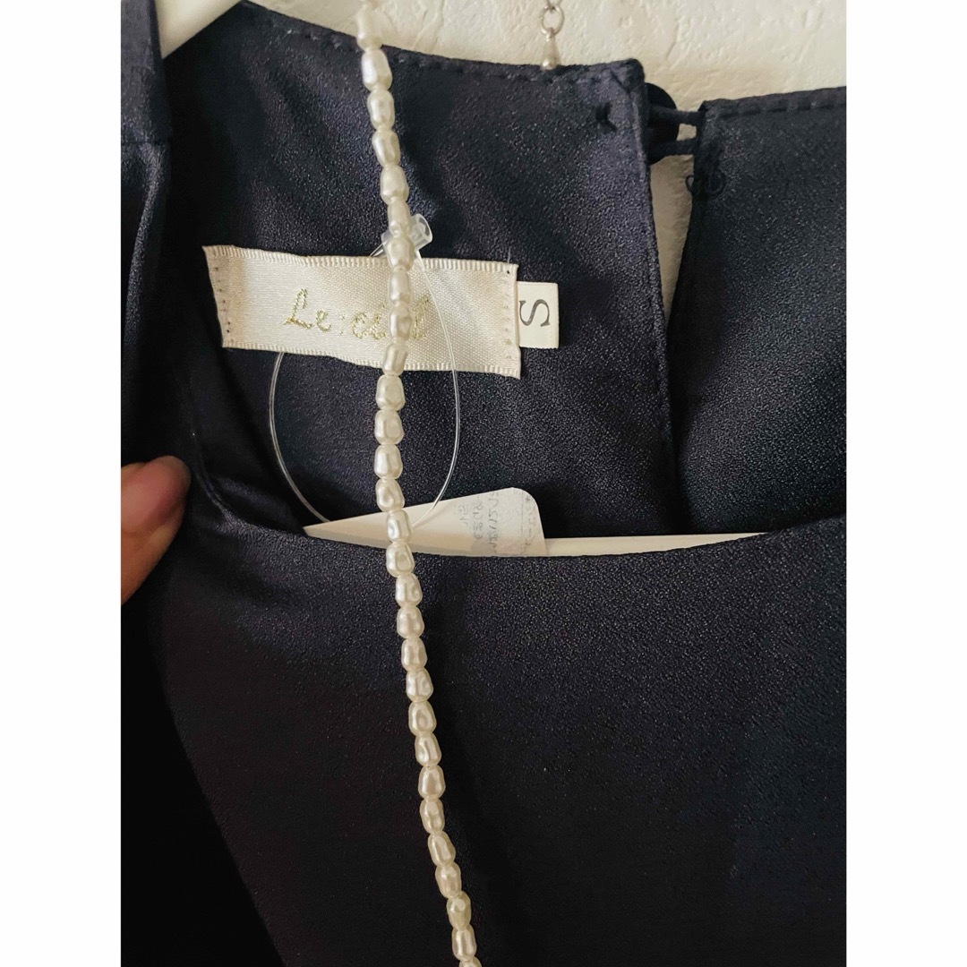 DRESSTERIOR(ドレステリア)の新品　パンツスーツ　ネイビー　セットアップ　入学式　卒業式　スーツ レディースのフォーマル/ドレス(スーツ)の商品写真