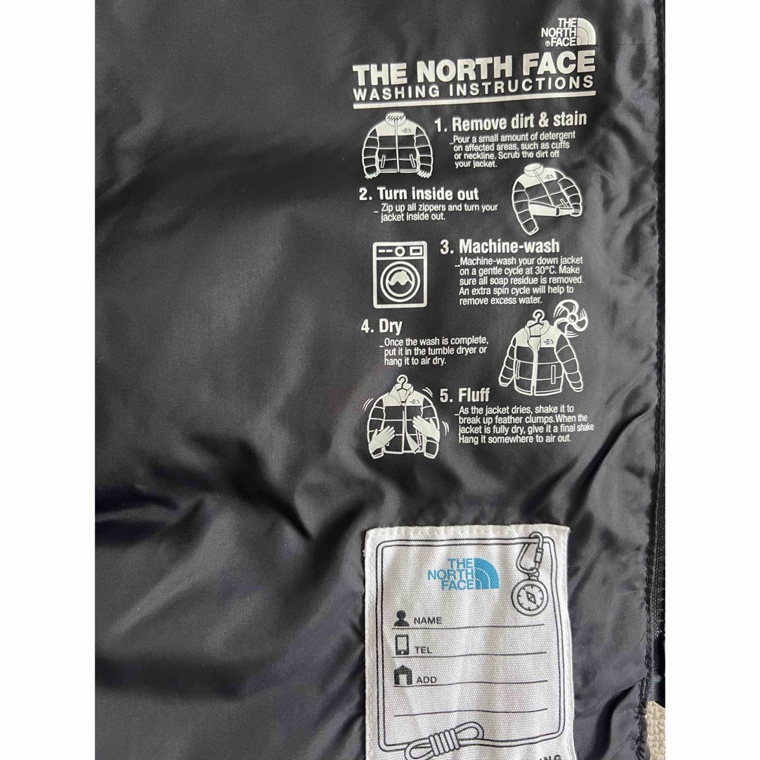 THE NORTH FACE(ザノースフェイス)のノースフェイスキッズダウンコート⭐︎ホワイトレーベル130cm キッズ/ベビー/マタニティのキッズ服男の子用(90cm~)(コート)の商品写真