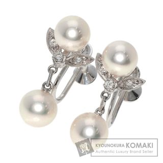 ミキモト(MIKIMOTO)のMIKIMOTO アコヤパール 真珠 イヤリング K18WG レディース(イヤリング)