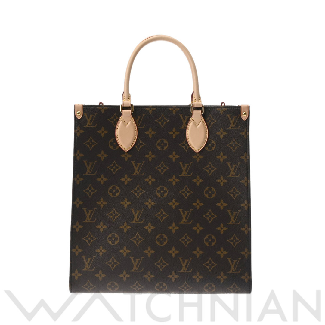 ハンドバッグルイ ヴィトン LOUIS VUITTON M46263 RFIDタグ(ICチップ) レディース ハンドバッグ モノグラム ブラウン/レッド モノグラムキャンバス