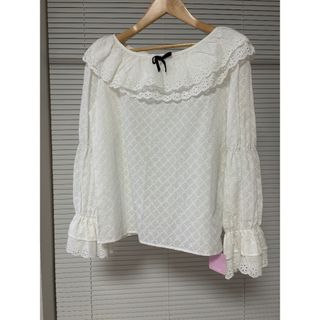 エピヌ(épine)の【値下げ不可】Treat ürself  whip cream blouse(シャツ/ブラウス(長袖/七分))