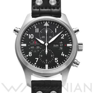 インターナショナルウォッチカンパニー(IWC)の中古 インターナショナルウォッチカンパニー IWC IW377801 ブラック メンズ 腕時計(腕時計(アナログ))