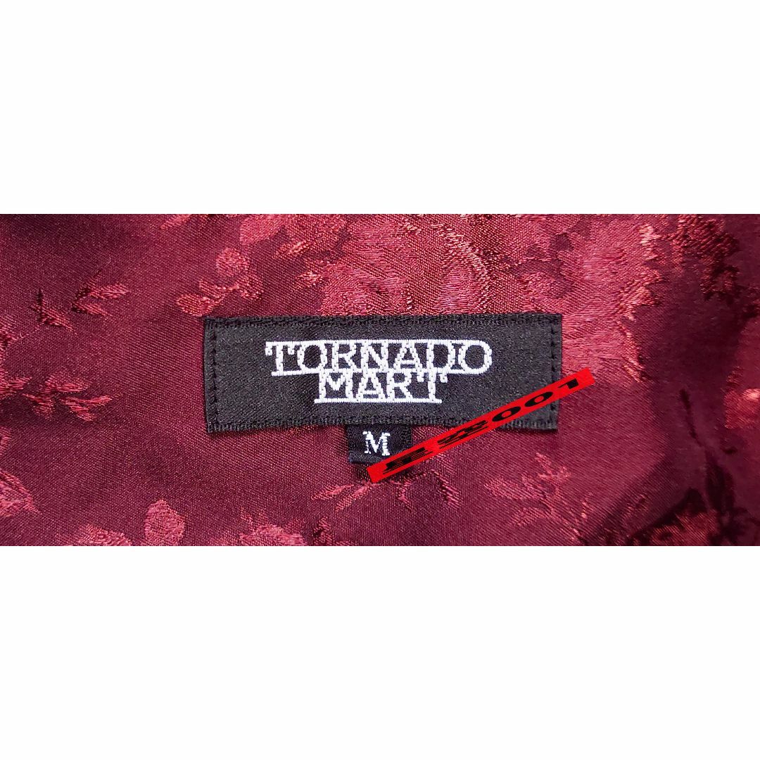 TORNADO MART(トルネードマート)の美品 TORNADOMART 薔薇柄 長袖シャツ トルネードマート ローズ M メンズのトップス(シャツ)の商品写真