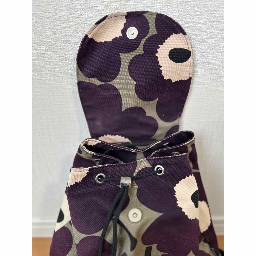 marimekko(マリメッコ)のマリメッコ  ウニッコ　リュック　紫　カーキ　ピンク レディースのバッグ(リュック/バックパック)の商品写真