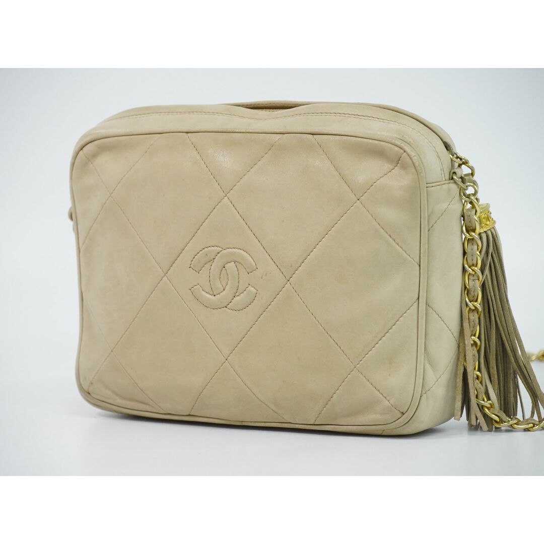 CHANEL - 本物 シャネル CHANEL ココマーク マトラッセ タッセル CHANEL - 本物 シャネル CHANEL ココマーク マトラッセ タッセル