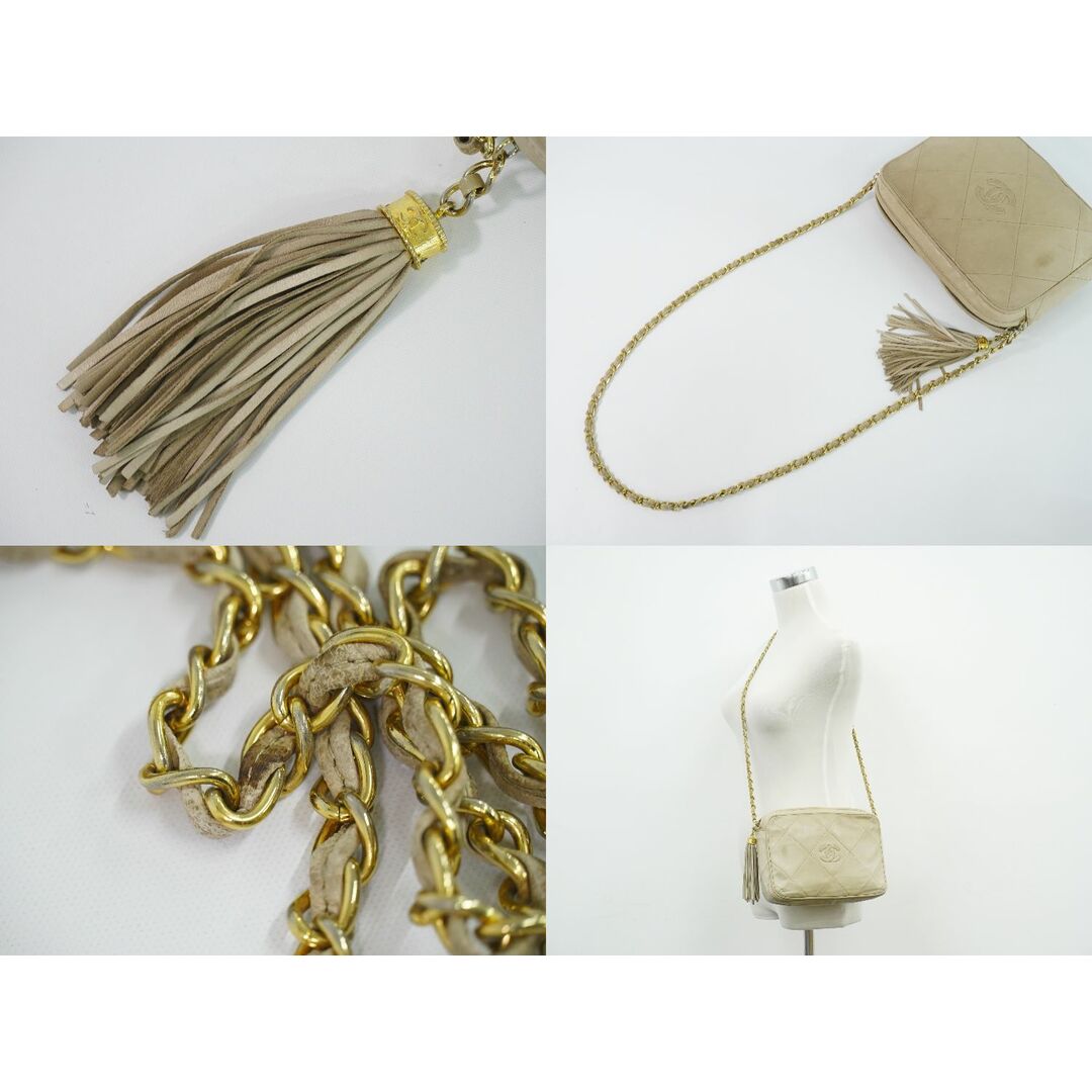 CHANEL - 本物 シャネル CHANEL ココマーク マトラッセ タッセル CHANEL - 本物 シャネル CHANEL ココマーク マトラッセ タッセル