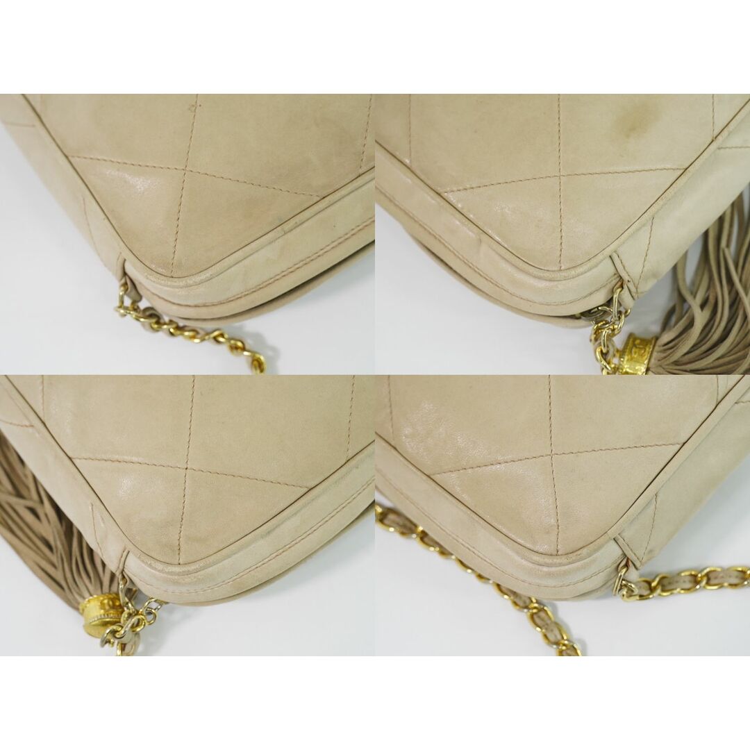 CHANEL - 本物 シャネル CHANEL ココマーク マトラッセ タッセル CHANEL - 本物 シャネル CHANEL ココマーク マトラッセ タッセル