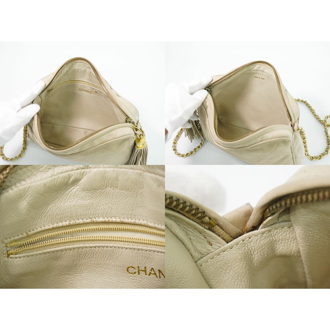 CHANEL - 本物 シャネル CHANEL ココマーク マトラッセ タッセル CHANEL - 本物 シャネル CHANEL ココマーク マトラッセ タッセル