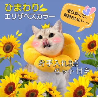 猫用　エリザベスカラー　お手入れセット　コーム　爪切り　爪研ぎ　まとめ売り　犬猫(猫)