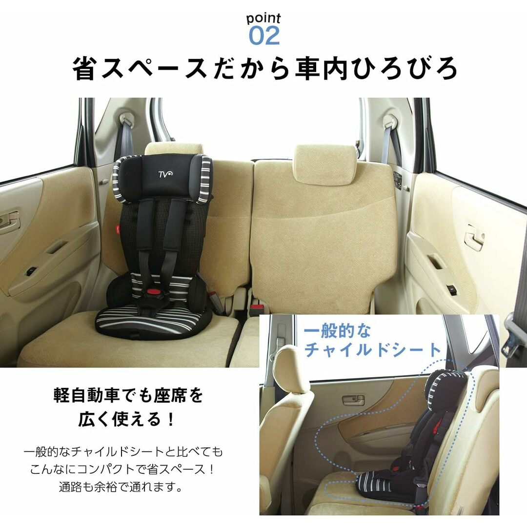 未使用□日本育児 チャイルドシート トラベルベスト ECプラス