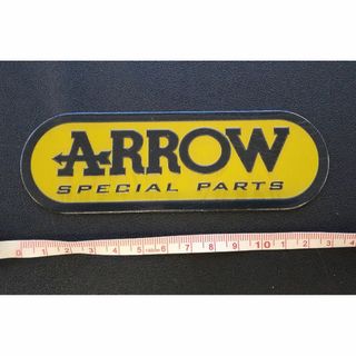 アロー（ARROW）★アルミ耐熱ステッカー★13.5×4.3ｃｍ(ステッカー)