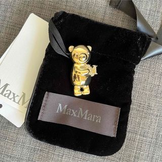 Max Mara マックスマーラ  ベア Mロゴブローチ