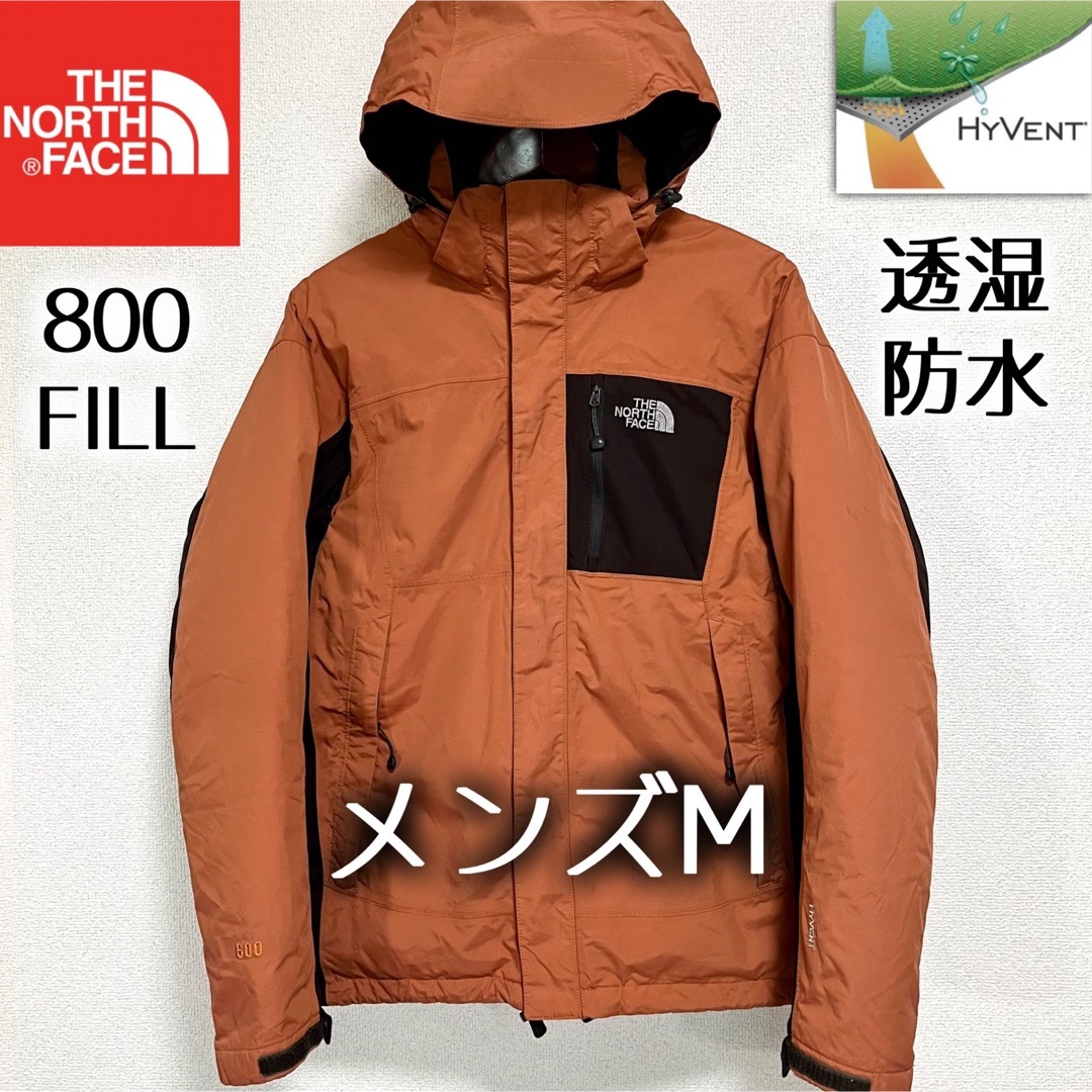 THE NORTH FACE ダウンジャケット メンズM 透湿防水 フード着脱可