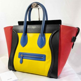 セリーヌ(celine)の正規品 セリーヌ CELINE トートバッグ ラゲージ 革 レザー バイカラー(ハンドバッグ)