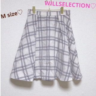 ウィルセレクション(WILLSELECTION)のウィルセレクション♡定価1.4万円♡チェック♡スカート(ひざ丈スカート)