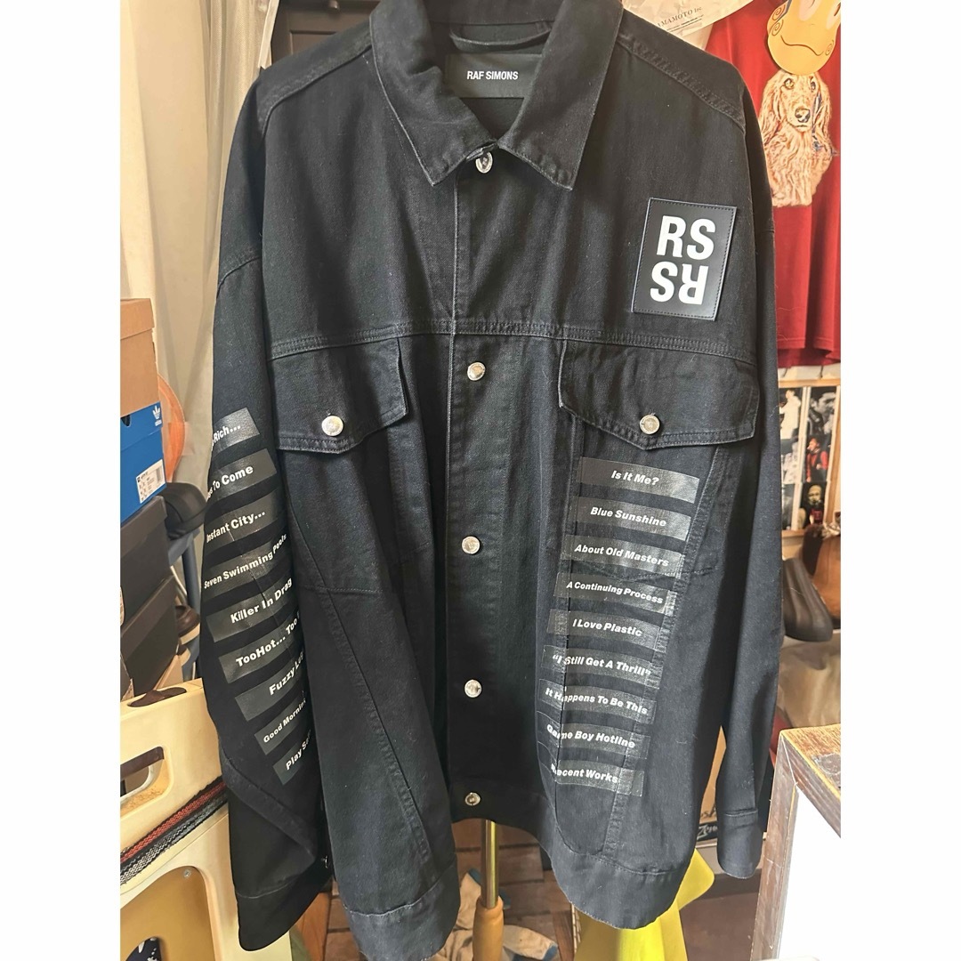 RAF SIMONS(ラフシモンズ)の18SS RAF SIMONS ラフシモンズ 権力の美学 デニムジャケット S メンズのジャケット/アウター(Gジャン/デニムジャケット)の商品写真