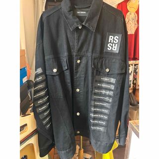 ラフシモンズ(RAF SIMONS)の18SS RAF SIMONS ラフシモンズ 権力の美学 デニムジャケット S(Gジャン/デニムジャケット)