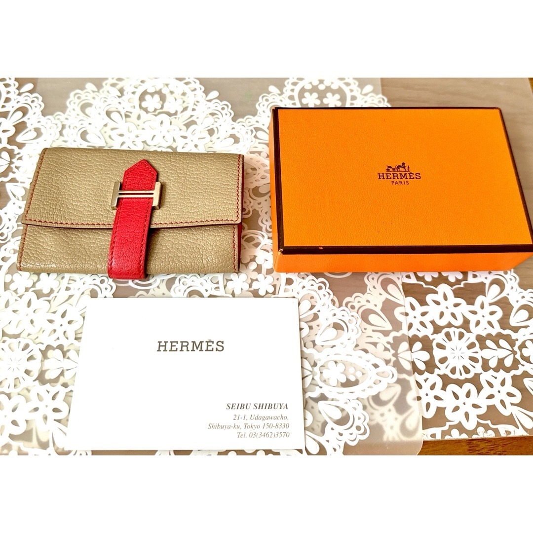 Hermes(エルメス)の美品！エルメス ベアン キーケース バイカラー 4連 HERMES レディースのファッション小物(キーケース)の商品写真