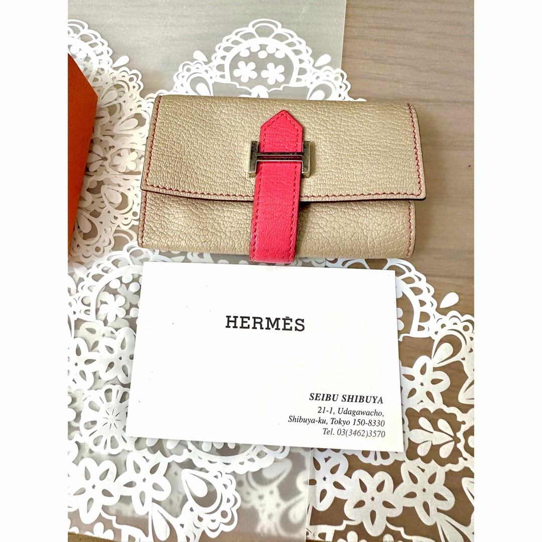 Hermes(エルメス)の美品！エルメス ベアン キーケース バイカラー 4連 HERMES レディースのファッション小物(キーケース)の商品写真