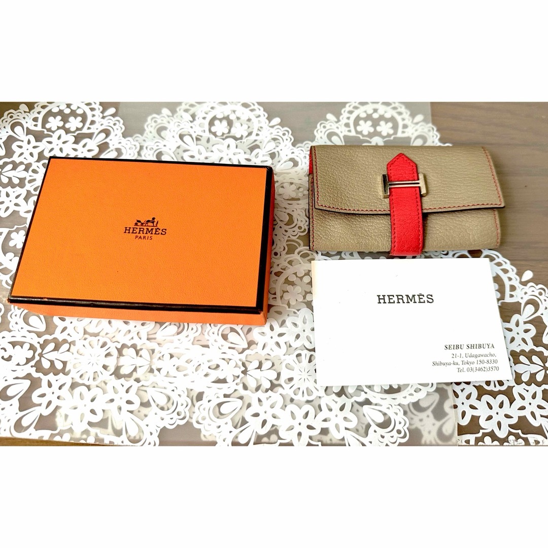 Hermes(エルメス)の美品！エルメス ベアン キーケース バイカラー 4連 HERMES レディースのファッション小物(キーケース)の商品写真