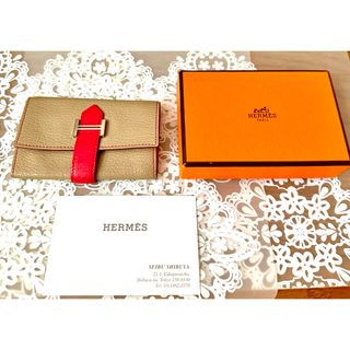 エルメス(Hermes)の美品！エルメス ベアン キーケース バイカラー 4連 HERMES(キーケース)