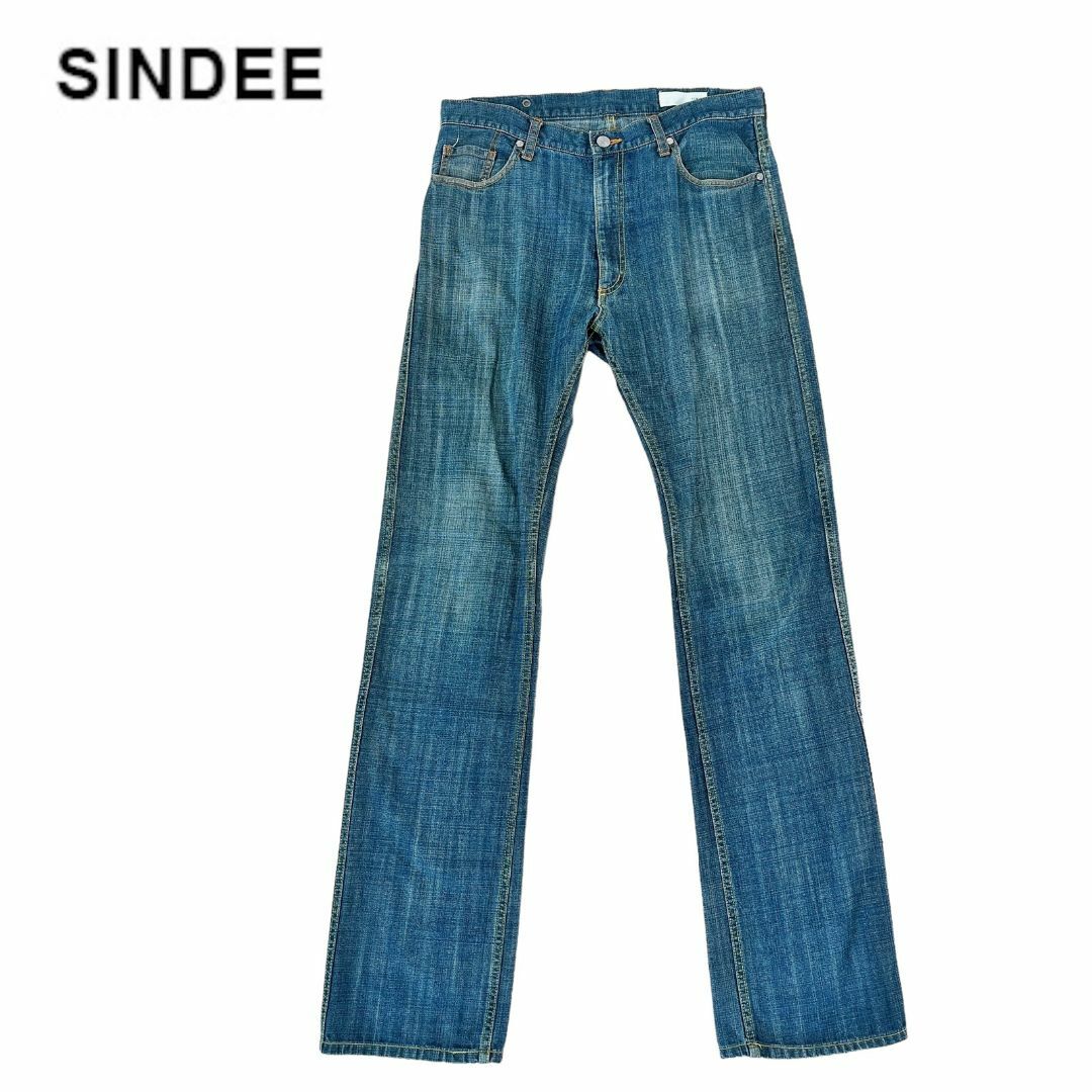 SINDEE(シンディー)の【SINDEE】ストレートデニム/ジーンズ/ステッチ/M★シンディ メンズのパンツ(デニム/ジーンズ)の商品写真