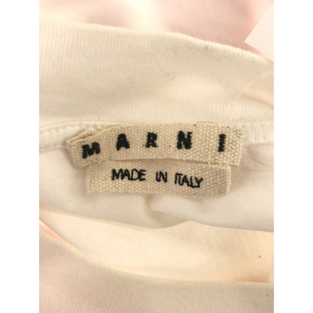 Marni(マルニ)のMARNI マルニ サイドポケットロゴプリントTシャツ ホワイト 48 メンズのトップス(Tシャツ/カットソー(半袖/袖なし))の商品写真