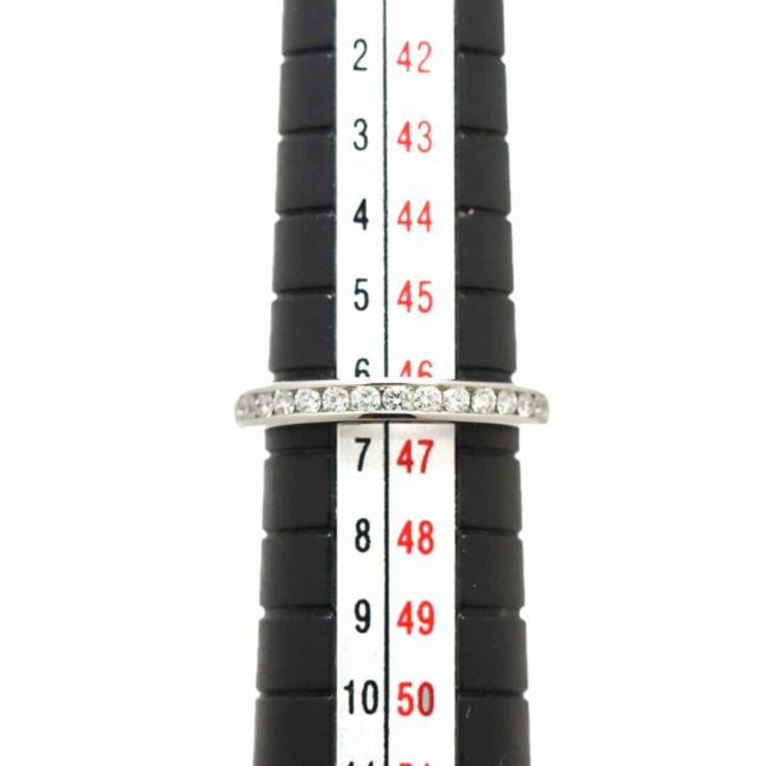 Tiffany & Co.(ティファニー)のティファニー TIFFANY&CO. 6.5号 リング ハーフ ダイヤ Pt プラチナ チャネル セッティング 指輪 VLP 90208568 レディースのアクセサリー(リング(指輪))の商品写真