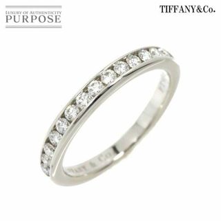 ティファニー(Tiffany & Co.)のティファニー TIFFANY&CO. 6.5号 リング ハーフ ダイヤ Pt プラチナ チャネル セッティング 指輪 VLP 90208568(リング(指輪))