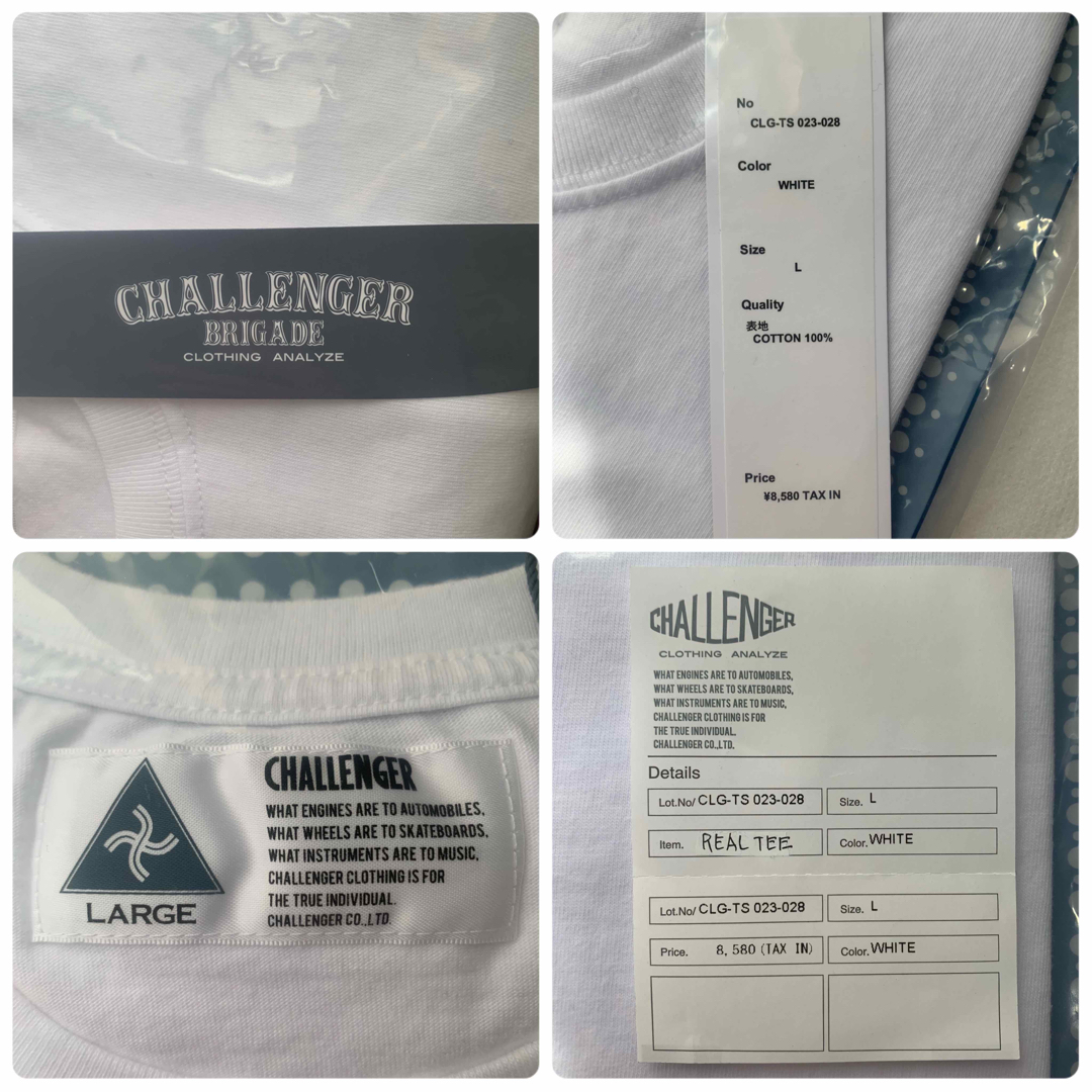 NEIGHBORHOOD(ネイバーフッド)のL白【CHALLENGER】REAL T-SHIRT ／新品未使用／送料込 メンズのトップス(Tシャツ/カットソー(半袖/袖なし))の商品写真