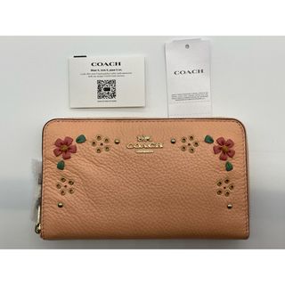 コーチ(COACH)のCOACH 【025】ミディアム 財布フローラル ウィップステッチ刺繍(財布)