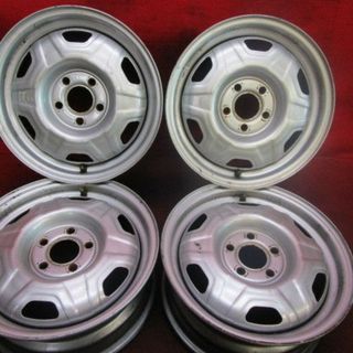 スチール ホイール 4本 14×5.5J 5穴 PCD 100 +40(ホイール)