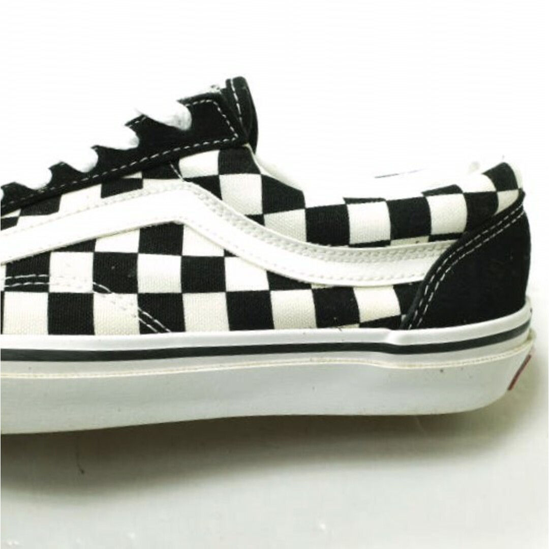 VANS(ヴァンズ)のVANS バンズ OLD SKOOL OG 50TH ANNIVERSARY チェッカー オールドスクール 50周年モデル 536632-0004 US7.5(25.5cm) BLACK/WHITE OG スニーカー シューズ【中古】【VANS】 メンズの靴/シューズ(スニーカー)の商品写真