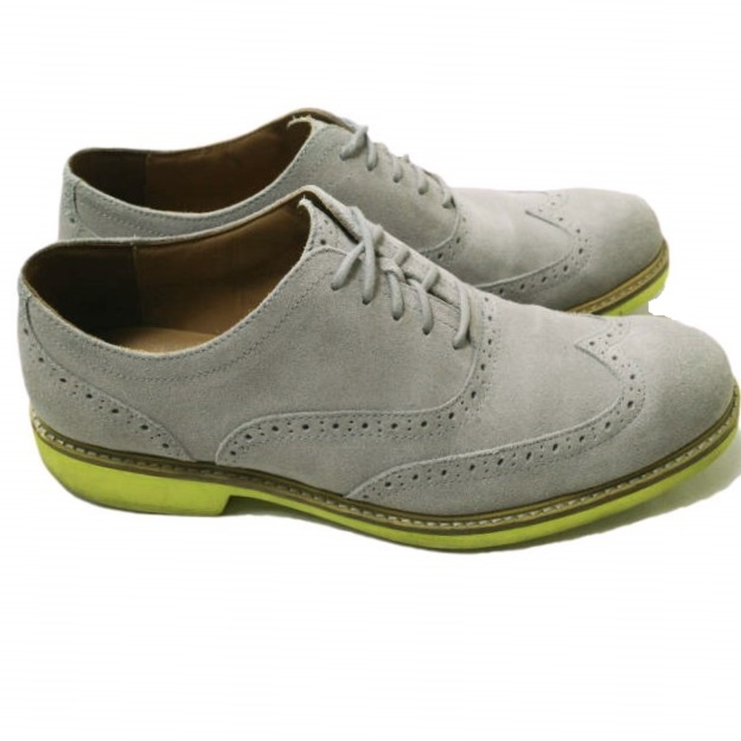 Cole Haan(コールハーン)のCOLE HAAN コールハーン グレートジョーンズ ウィングチップ C21247 US9(27cm) GREY/VOLT ルナグランド スエード シューズ【中古】【COLE HAAN】 メンズの靴/シューズ(ドレス/ビジネス)の商品写真