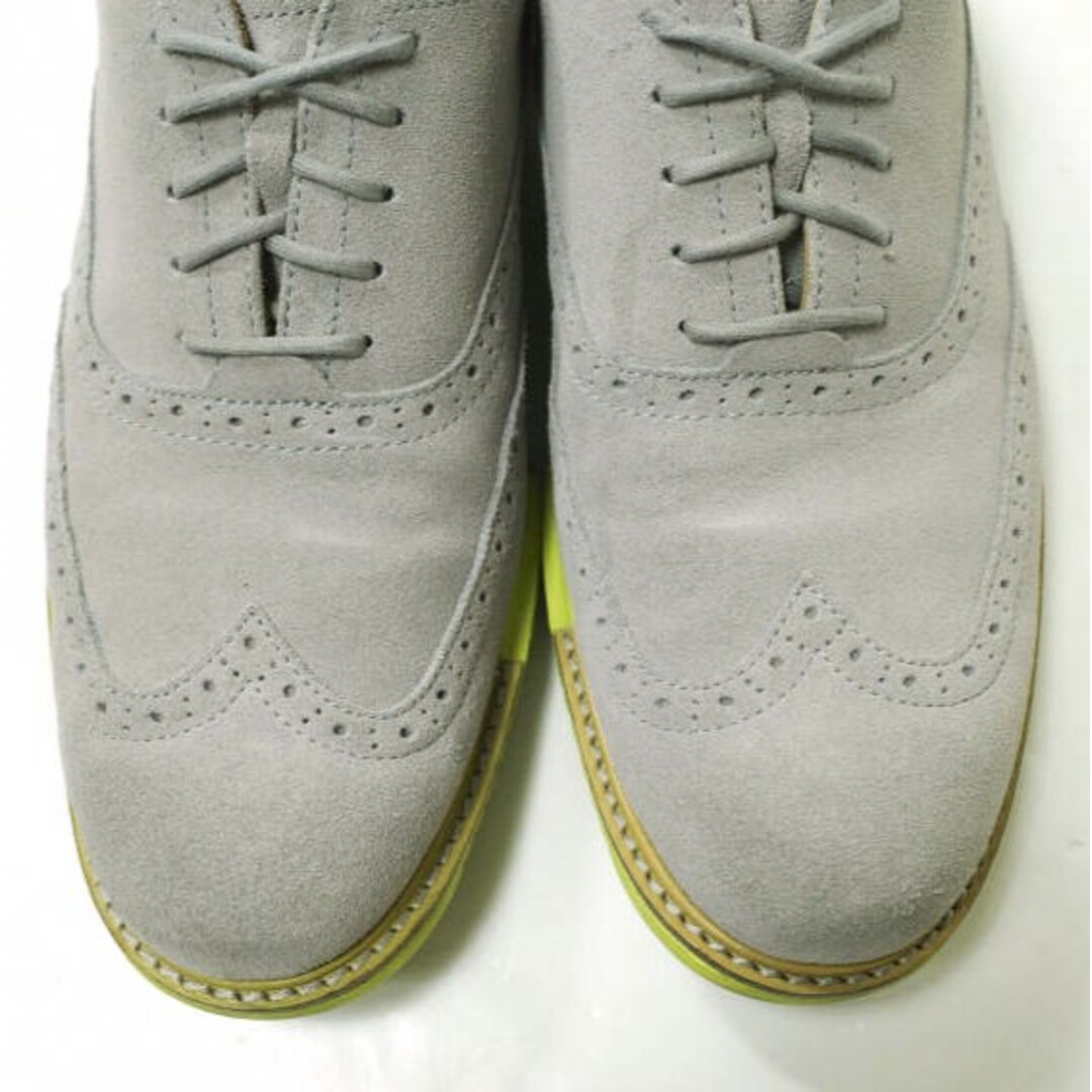 Cole Haan(コールハーン)のCOLE HAAN コールハーン グレートジョーンズ ウィングチップ C21247 US9(27cm) GREY/VOLT ルナグランド スエード シューズ【中古】【COLE HAAN】 メンズの靴/シューズ(ドレス/ビジネス)の商品写真