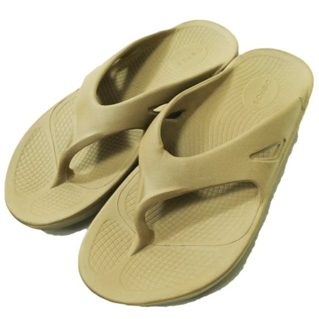 OOFOS ウーフォス Ooriginal Sandals リカバリーサンダル 29cm(M10/W12) ベージュ トング ビーチ シューズ【中古】【OOFOS】 メンズの靴/シューズ(サンダル)の商品写真