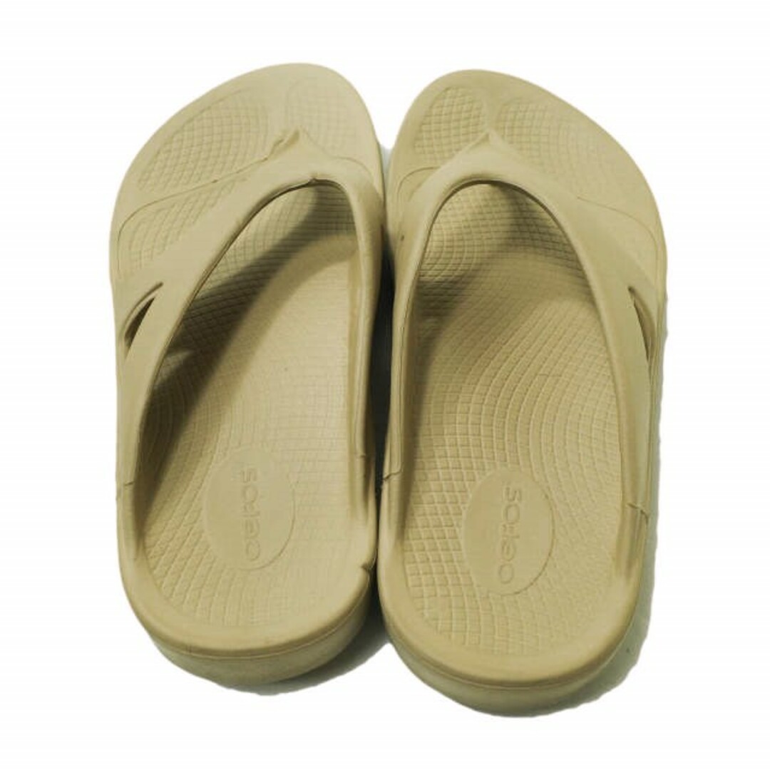 OOFOS ウーフォス Ooriginal Sandals リカバリーサンダル 29cm(M10/W12) ベージュ トング ビーチ シューズ【中古】【OOFOS】 メンズの靴/シューズ(サンダル)の商品写真