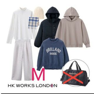 シマムラ(しまむら)のHK WORKS LONDON ハッピーバッグ　カジュアル　Mサイズ　7点(セット/コーデ)