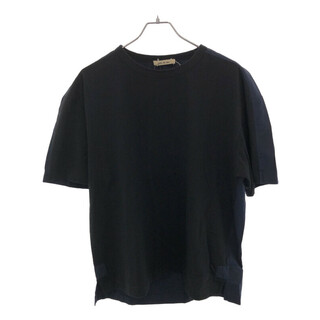 マルニ(Marni)のMARNI マルニ 18AW 素材切替バイカラークルーネックTシャツ ブラック ネイビー 50(Tシャツ/カットソー(半袖/袖なし))