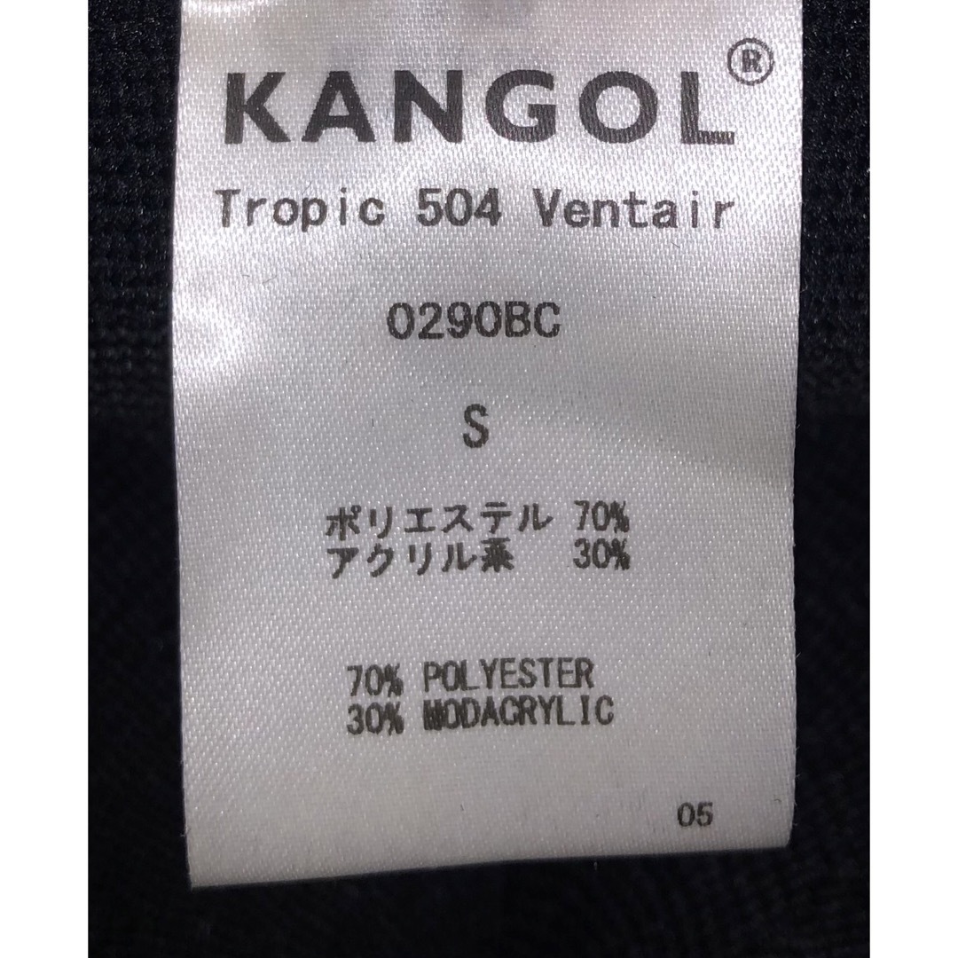 KANGOL(カンゴール)のS 美品 KANGOL ハンチングキャップ ブラック 黒 カンゴール ベレー帽 メンズの帽子(ハンチング/ベレー帽)の商品写真