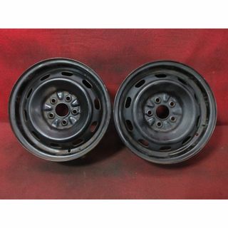 トヨタ(トヨタ)のスチール ホイール 2本 トヨタ 純正 14×6J 5穴 100 +45(ホイール)